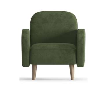 Кресло Бризби темно-зеленого цвета