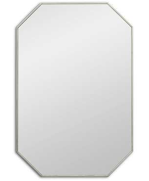 Настенное зеркало Stilig M в раме серебряного цвета