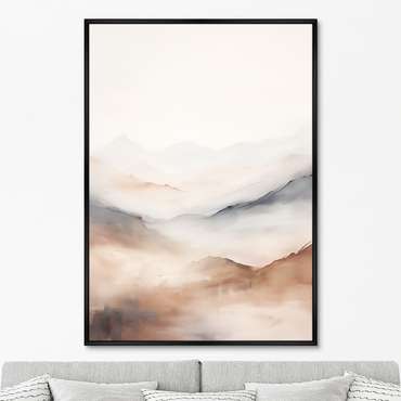Репродукция картины Landscape collection, Up from, 2024г.