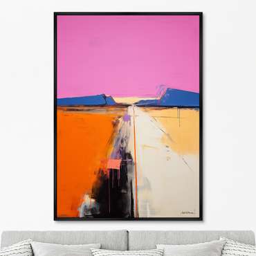 Репродукция картины Landscape collection, Lines of sunset, No 1, 2024г.