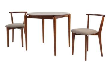 Обеденная группа Pawook К 90 коричневого цвета