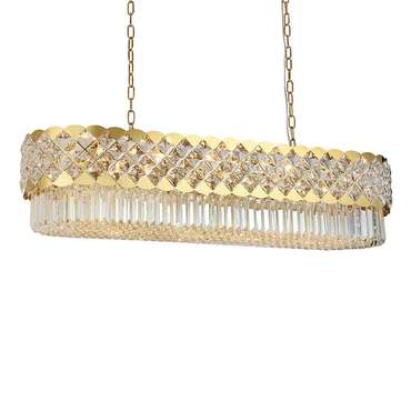 Люстра Newport 8300 Ashley 8300/120 oval gold polished