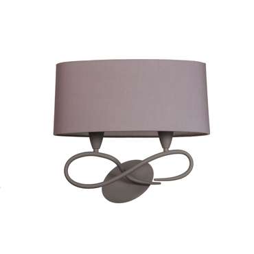 Бра Lua Brown 3687 (ткань, цвет коричневый)