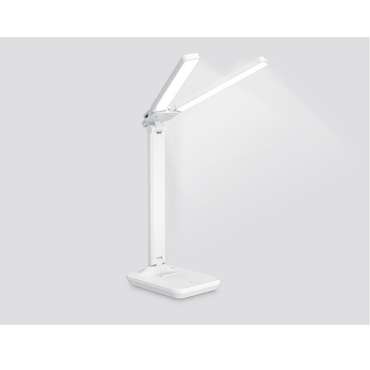 Настольная светодиодная лампа Desk белого цвета