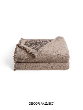 Покрывало Demi Plain 180x230 бежевого цвета 