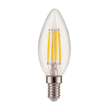 Филаментная светодиодная лампа Dimmable 5W 4200K E14 BLE1401 Dimmable F формы свечи