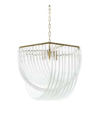 Подвесная люстра Weddini LDP 6001-600 GD+CL (стекло, цвет прозрачный)
