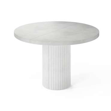 Раздвижной обеденный стол Далим S белого цвета