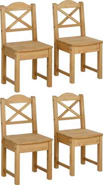 Набор из четырех стульев Ванда бежевого цвета