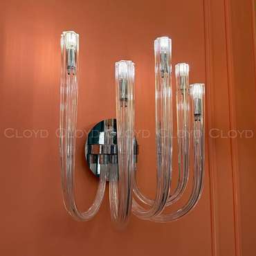 Бра Cloyd AEDA W5 / шир. 35 см - хром