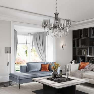 Подвесная люстра Odeon Light Nicole 4890/7 с подвесками