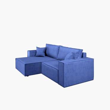 Диван-кровать угловой Hygge синего цвета