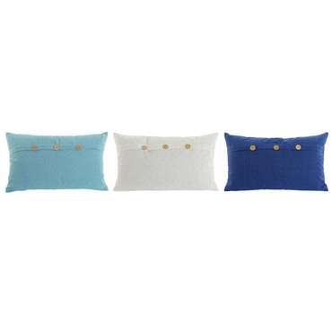 Подушка Home ESPRIT Синий Белый Небесный синий Средиземноморье 50 x 15 x 30 см (3 штук)