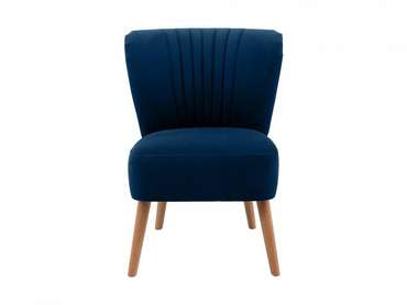 Кресло Barbara темно-синего цвета