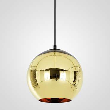 Подвесной светильник Copper Shade XS золотого цвета