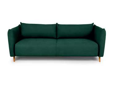 Диван-кровать Menfi темно-зеленого цвета с бежевыми ножками