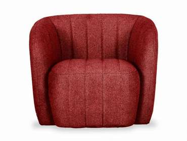 Кресло Lecco красного цвета