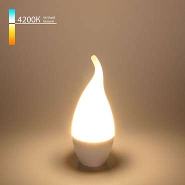 Светодиодная лампа CA37 6W 4200K E14 BLE1419 формы свечи