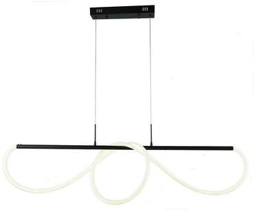 Подвес диммируемый Далия черный w135*20 h150 Led 72W (4000К) с пультом ДУ