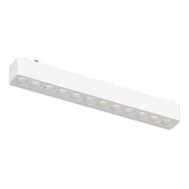 Магнитный трековый светильник Белый LED 1*12W 3000K 710Lm Ra&gt;90 36° IP20 L230xW26xH24 48V SKYFLAT