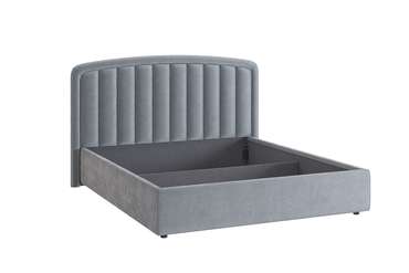 Кровать Сиена 2 160х200 серого цвета без подъемного механизма 