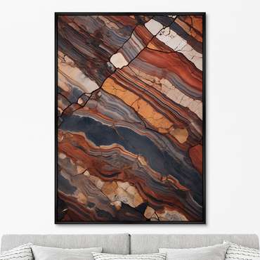 Репродукция картины Stone color palette, No 2, 2024г.