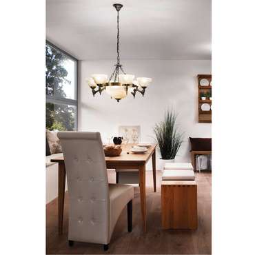 Большая люстра Marbella 85858 (стекло, цвет бежевый)