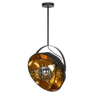 Подвесной светильник Klamath М черно-золотого цвета