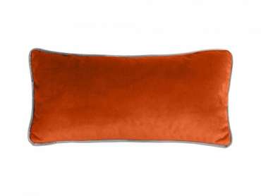 Подушка декоративная Boxy 25х50 оранжевого цвета