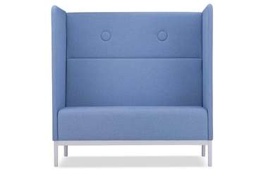 Прямой диван Привато голубого цвета