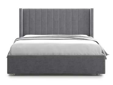 Кровать Premium Mellisa 2 160х200 серого цвета с подъемным механизмом 