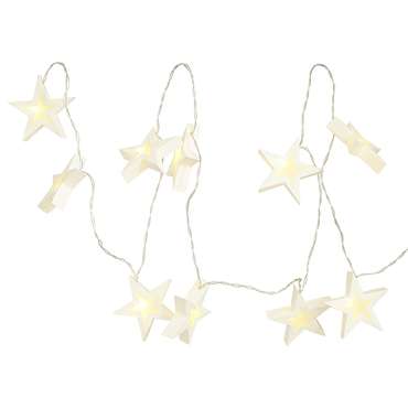 Гирлянда светодиодная Bright stars белого цвета