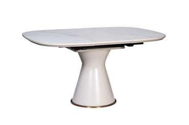 Стол обеденный раздвижной белого цвета