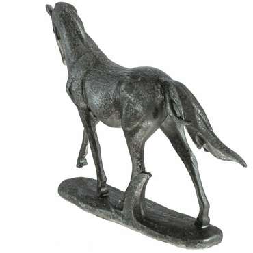 Фигурка декоративная Лошадь серого цвета