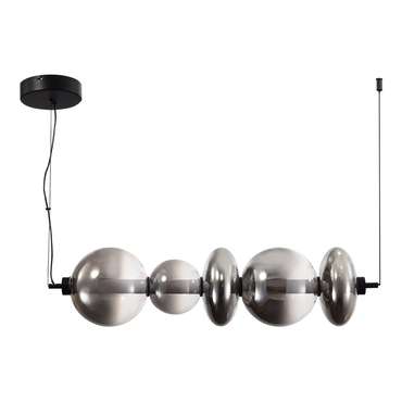 Светильник подвесной ST-Luce Черный/Дымчато-Серый LED 1*40W 3000K PERLINA