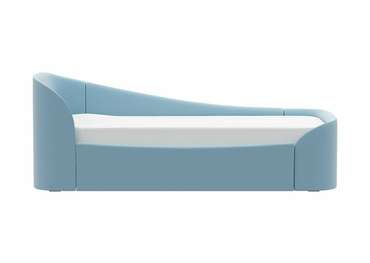 Диван-кровать Kidi Soft с низким изножьем 90х200 голубого цвета