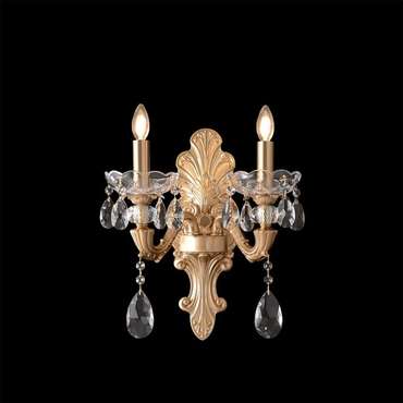 Бра ELIZABETH AP2 BRASS (металл, цвет латунь)