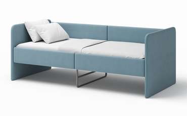 Кровать-диван Donny 70х160 голубого цвета без подъемного механизма