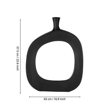 Декоративная ваза Ankarefo черного цвета