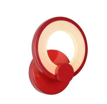 Настенный светильник Ring красного цвета