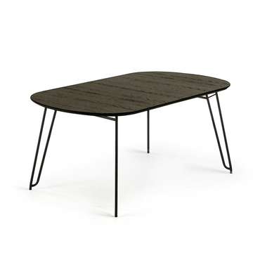 Обеденный стол Norfort из дерева черного цвета