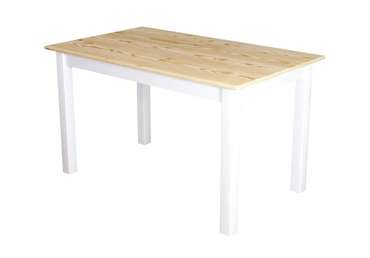 Стол обеденный Классика 120х60 бело-бежевого цвета