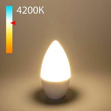 Светодиодная лампа "Свеча" C37 8W 4200K E14 BLE1403 формы свечи