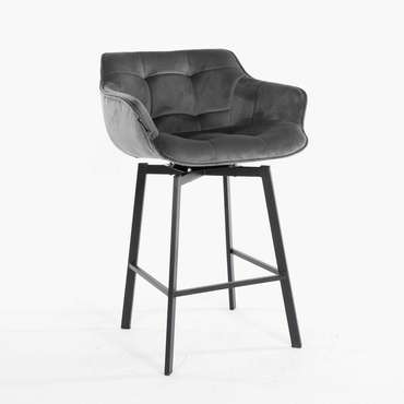 Барный стул Авиано темно-серого цвета
