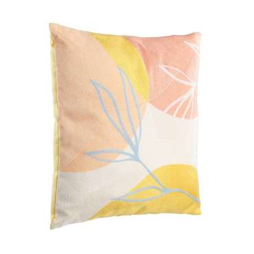 Подушка декоративная Berhala 45х45 желто-белого цвета