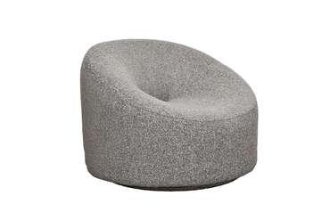 Кресло поворотное Luna черно-серого цвета