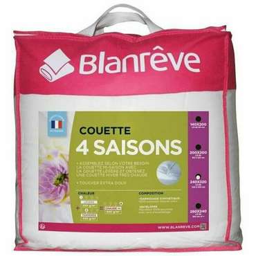 Одеяло Скандинавское наполнение Blanreve 4 season Белый 220 x 240 см 300 g/m?