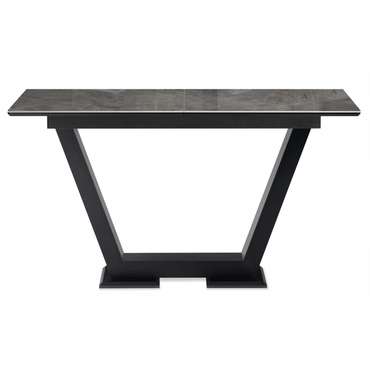 Раздвижной обеденный стол Иматра серого цвета