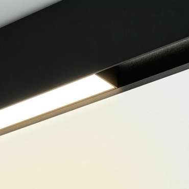 Трековый магнитный светильник Arlight MAG-FLAT-45-L205-6W Day4000 (BK, 100 deg, 24V, DALI) 046572