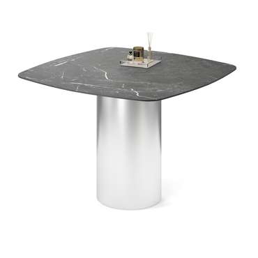 Обеденный стол квадратный Вуррен на серебряном тосновании